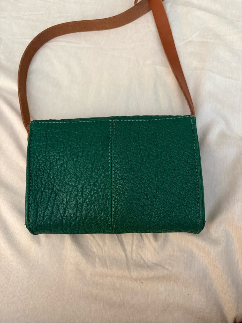 Paul Marius green leather crossbody - Picture 5 of 7